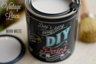 Vintage Linen DIY Paint by Debi's Design Diary
